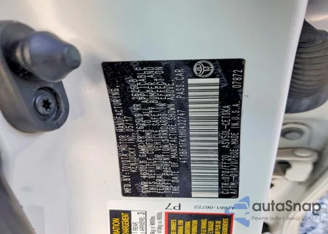 2017 Toyota Camry Le from USA, damaged, VIN 4T1BF1FK1HU432747